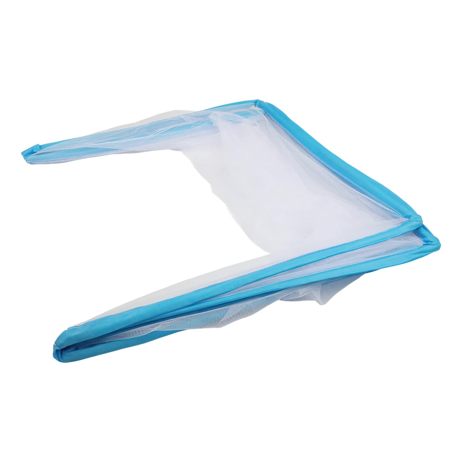 Couverture pliable de protection des plantes avec grille en PVC à bords bleus, pour la culture des légumes et des fruits, isolation antigel