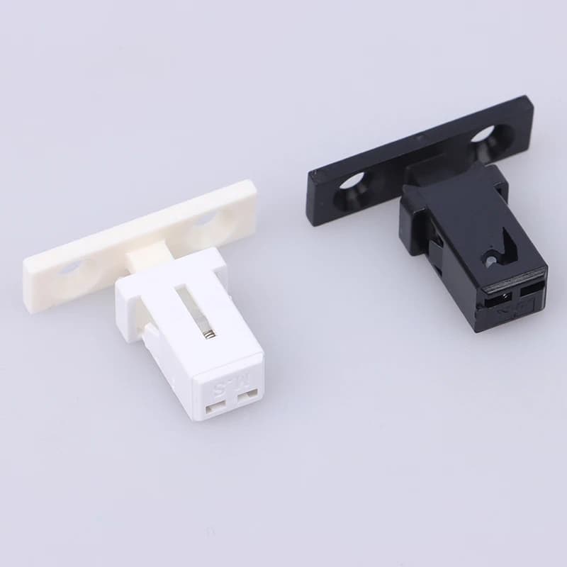 Offre spéciale! 10 pièces de serrures de porte noires et blanches PR-001 pour climatiseur MS