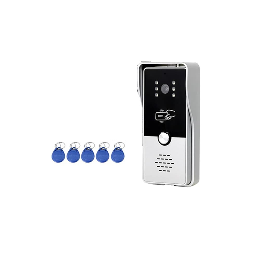 Homefong 7 pouces RFID interphone maison vidéo porte téléphone sonnette avec caméra