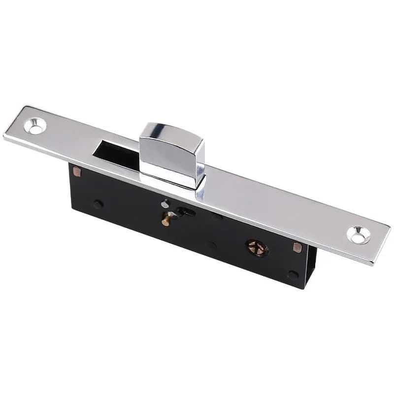 1 ENSEMBLE Serrure à crochet pour porte coulissante en alliage d'aluminium