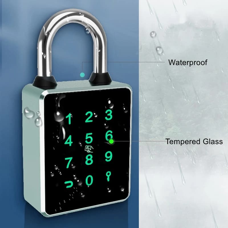 EGFirtor-Serrure de porte électronique intelligente TTLOCK, carte Tuya Andrea IC, RFID, clé de mot de passe, voie de déverrouillage NDavid, étanche IP65, Bluetooth