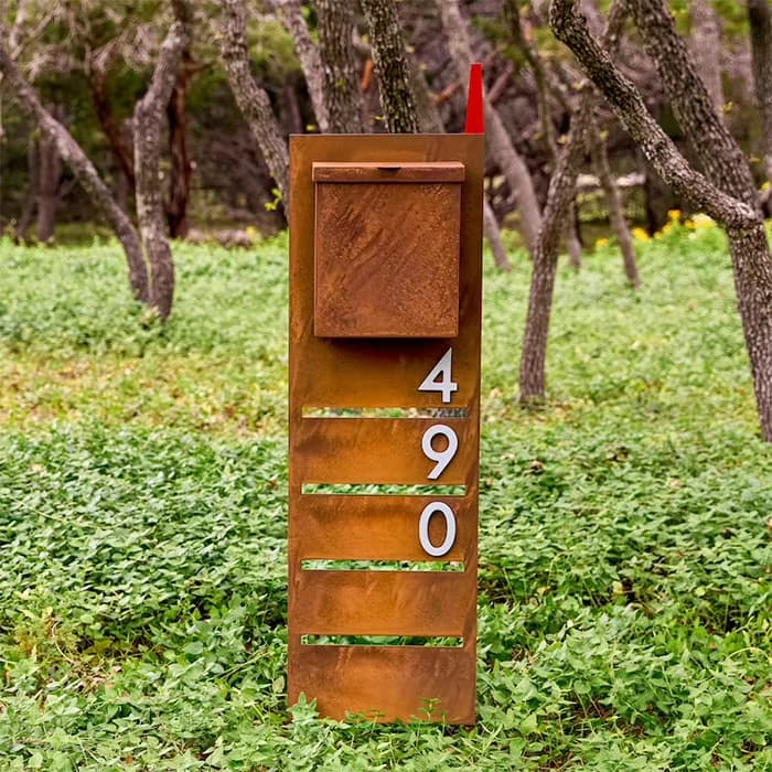 Boîte aux lettres extérieure en métal
