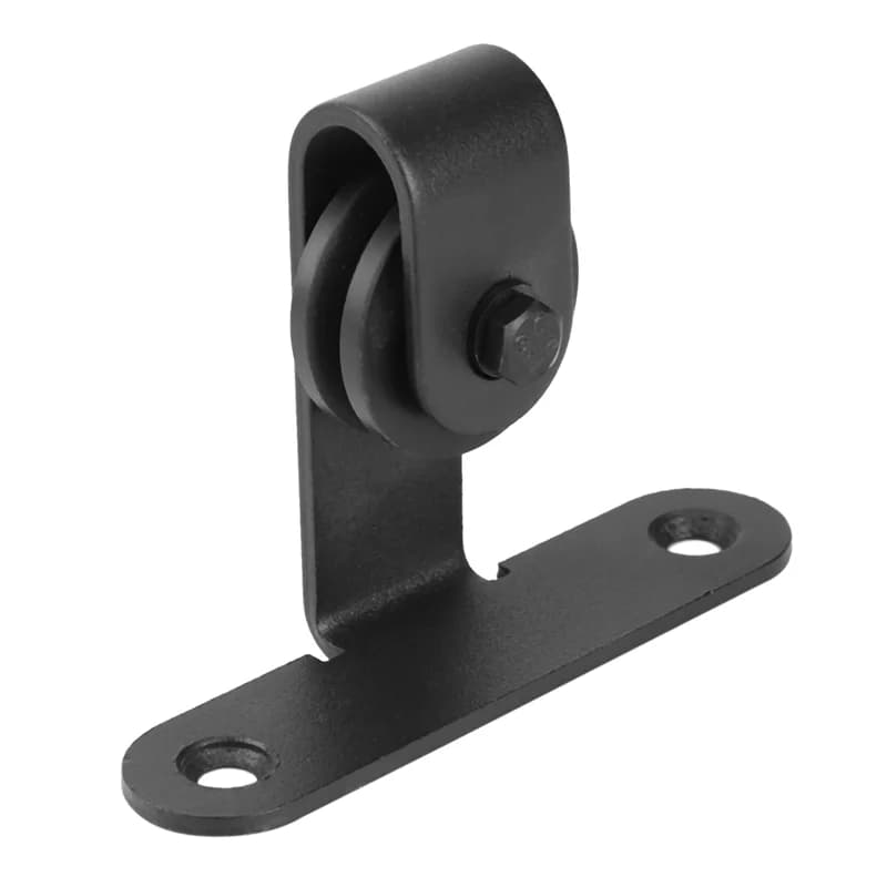 Y51A-2X Kits de quincaillerie pour porte de grange coulissante Rail de suspension monté sur le dessus