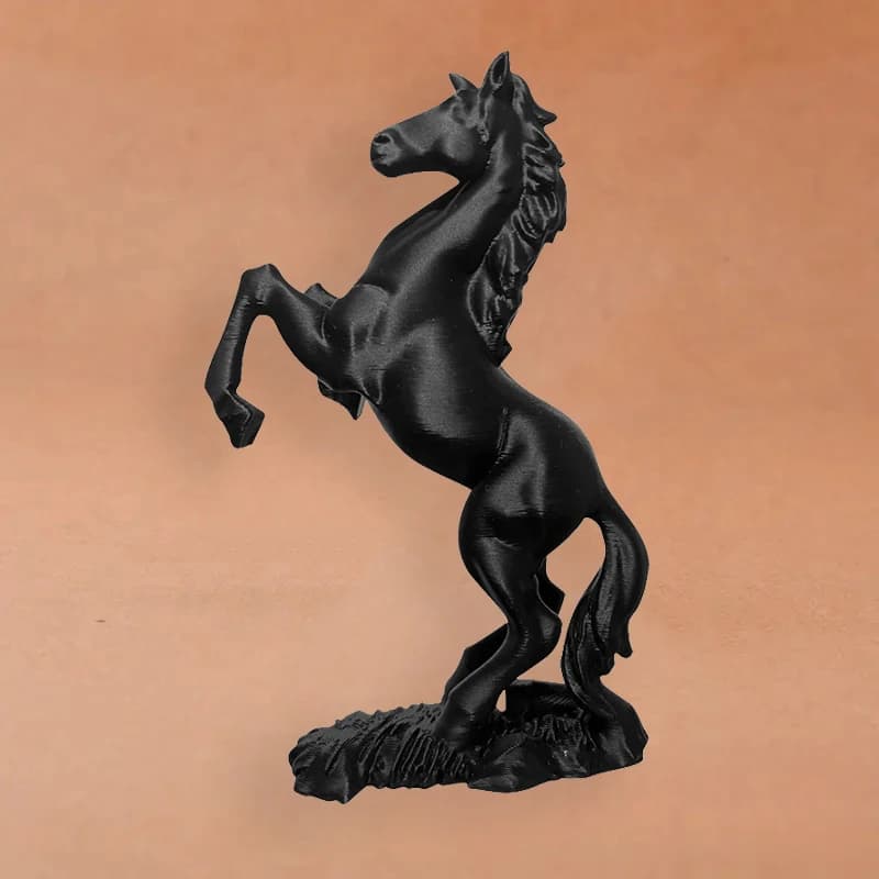 Symbole de réussite de l'année du cheval, ornement pour la maison et le bureau, décor artistique Animal moderne, Statue de cheval imprimée en 3D, Sculpture de Pegasus