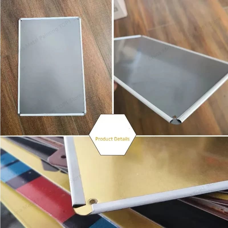 Panneau en aluminium avec design à carreaux vintage pour garage