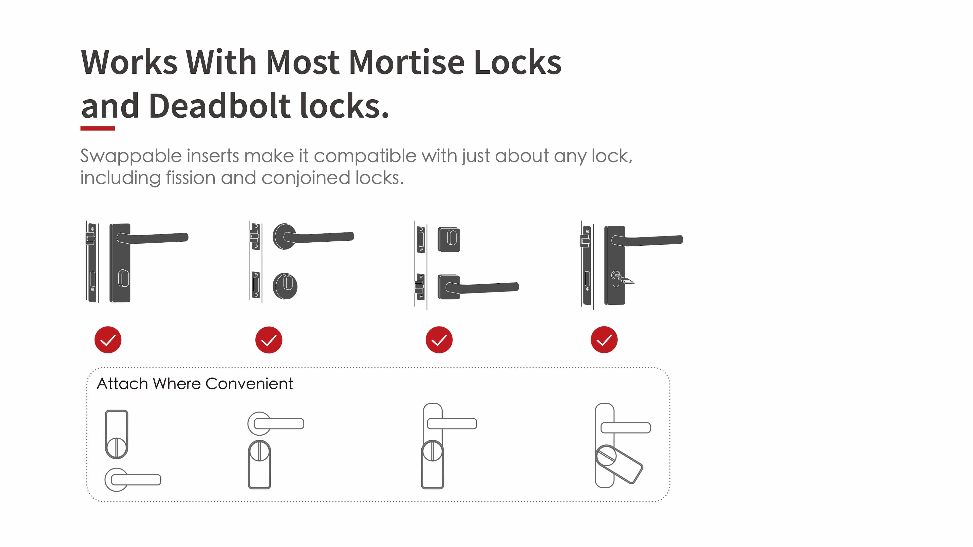 Tuya Smart Lock pour hôtels, appartements et bureaux – APP Bluetooth, mot de passe par empreinte digitale, déverrouillage de clé intelligente
