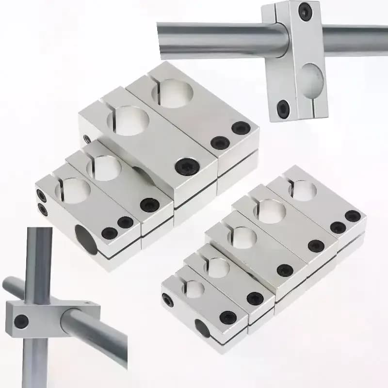 1 pièce Clip de fixation en aluminium pour poteau