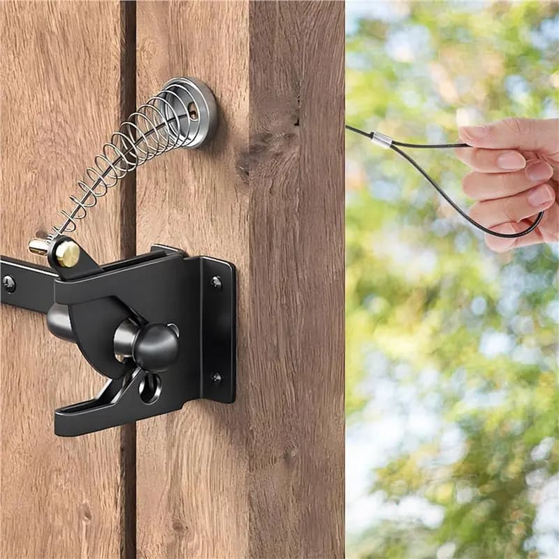 4 Sets de cordons de tirage pour loquet de portail
