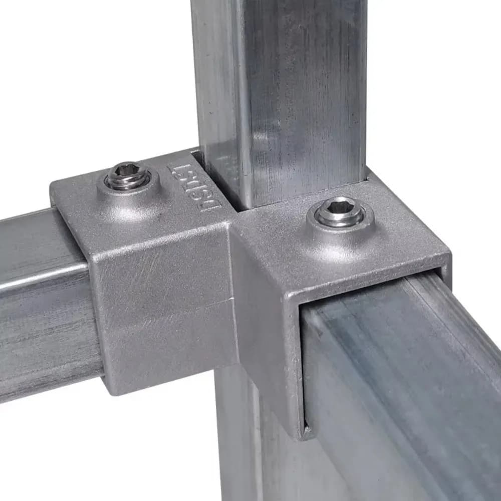 Tube carré 20x20mm, tube carré en alliage d'aluminium 25x25mm