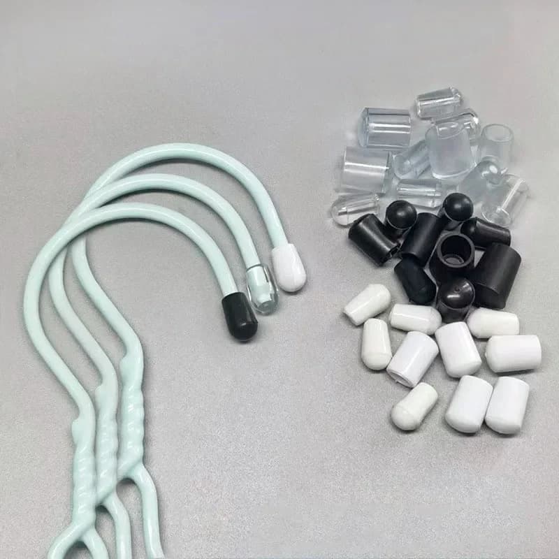 2 à 100 pièces de capuchons de protection ronds en PVC de 2