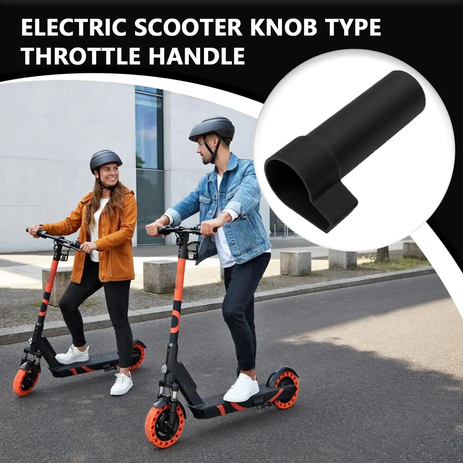 Poignée d'accélérateur pour scooter électrique, poignée antidérapante, contrôleur d'accélérateur, poignée de commande d'accélérateur, accessoires pour scooter électrique