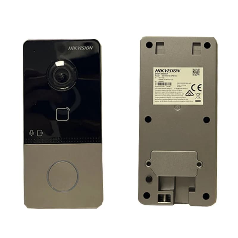 Kit d'interphone vidéo Hikvision DS-KIS603-P(C) avec sonnette POE