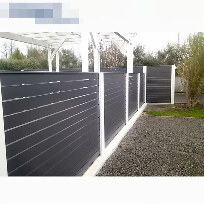 Panneau de clôture en aluminium