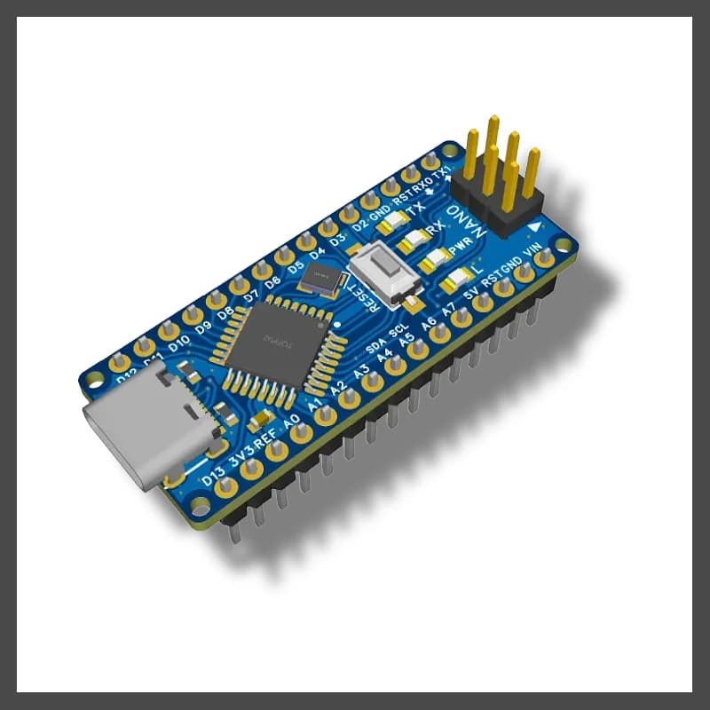 Carte de développement Compatible Arduino Nano 3.0-MCU type-c-ATmega328PB, pilote CH340C, modèle de remplacement de haute qualité! N00010