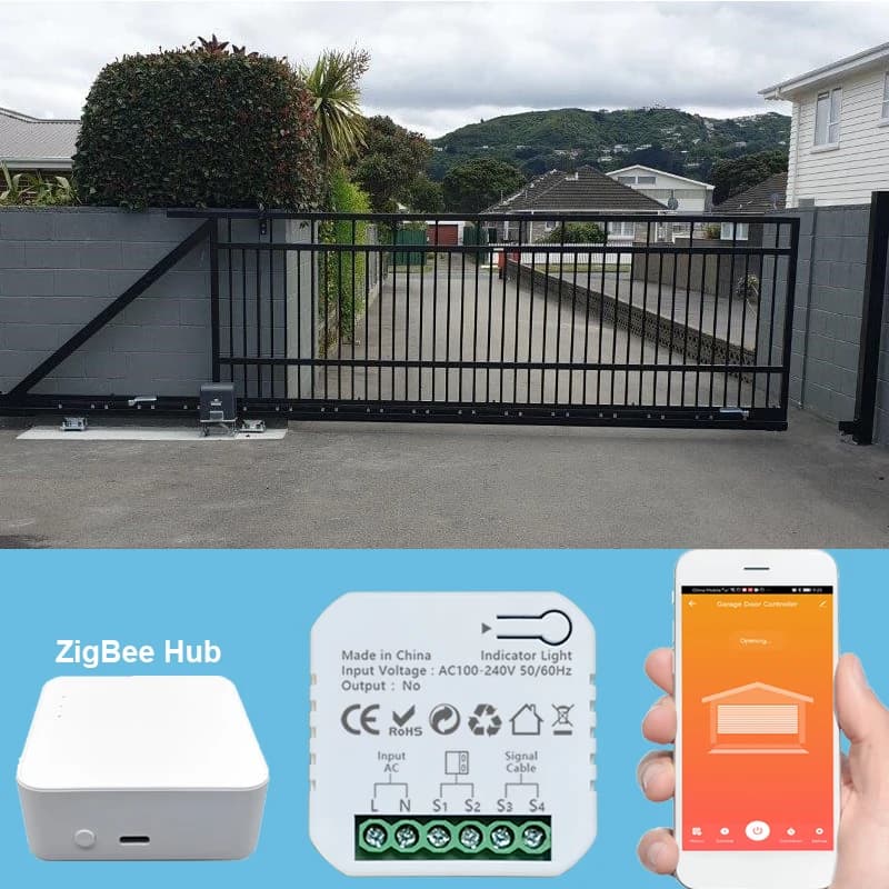 Contrôleur de portail coulissant motorisé Smart Life ZigBee