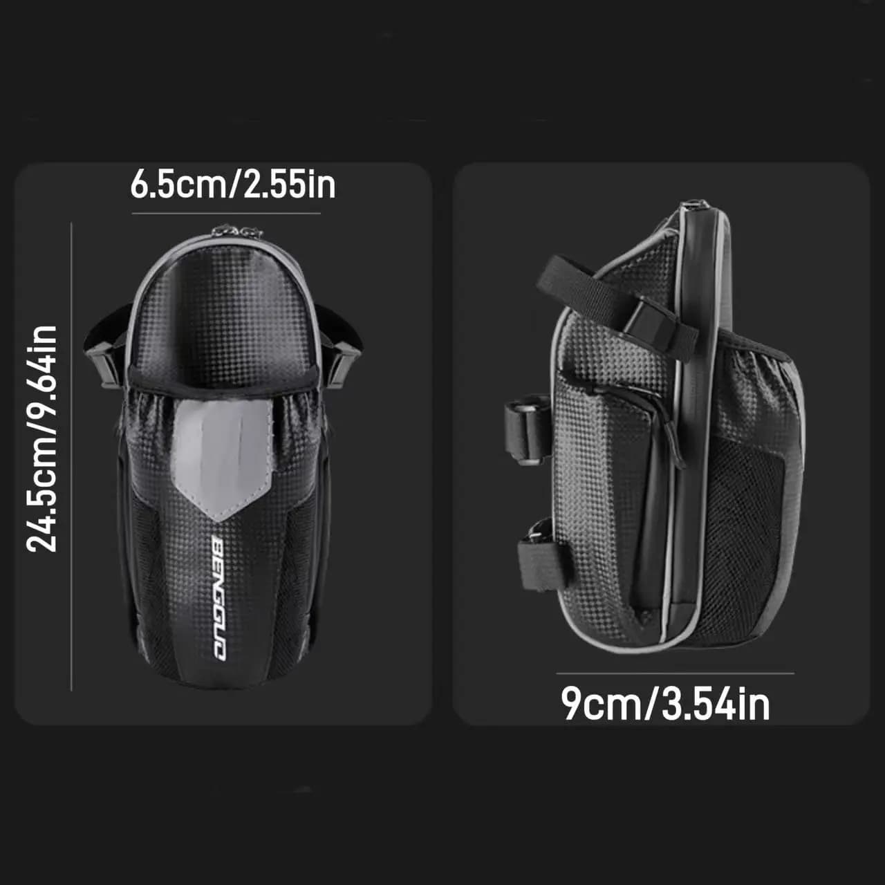 Sacoche de selle arrière pour vélo, sacoche de bidon d'eau, sacoche de selle pour VTT et vélo de route