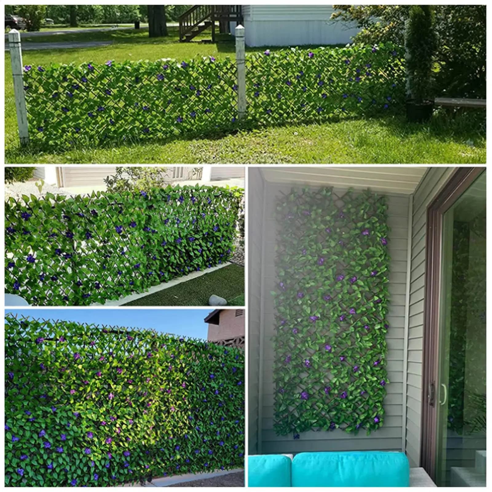 Haie artificielle, mur de feuilles artificielles