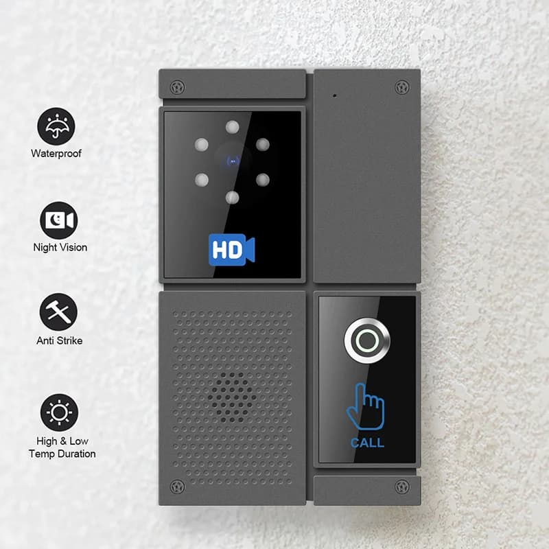 Interphone vidéo intelligent SIP HD