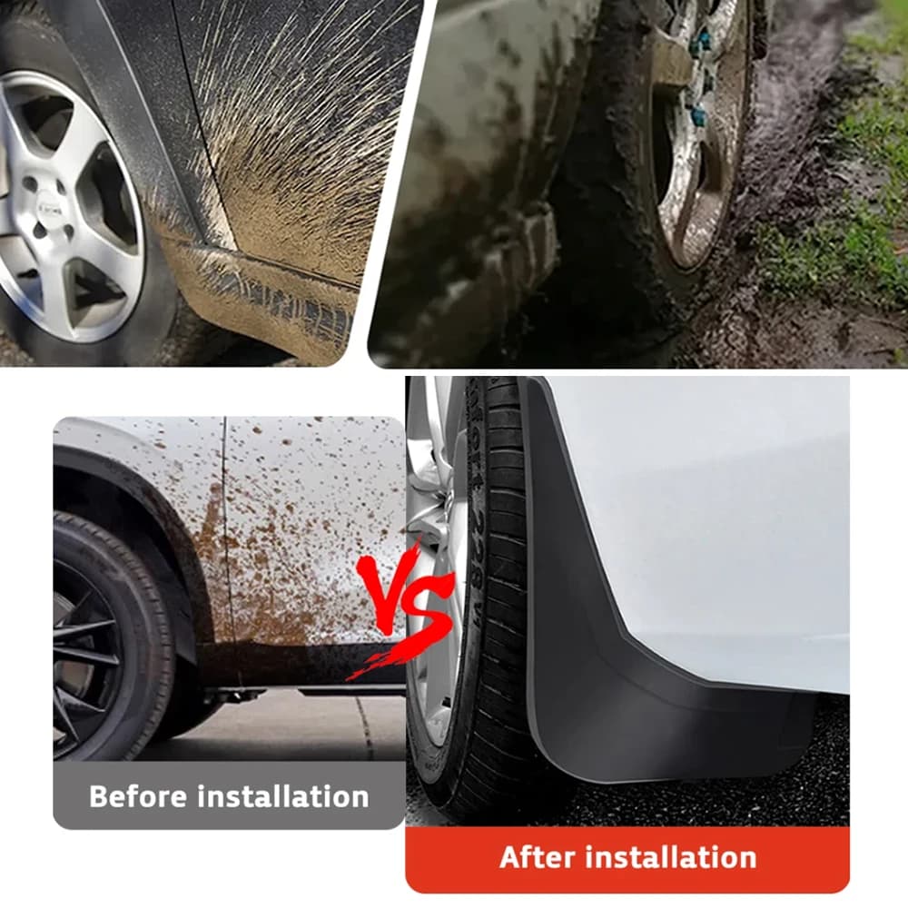 Pour Volkswagen TIGUAN L Garde-boue Pare-boue Protection Anti-éclaboussures Accessoires Auto 4 pièces 2017 2018 2019 2020 2021 2022 2023