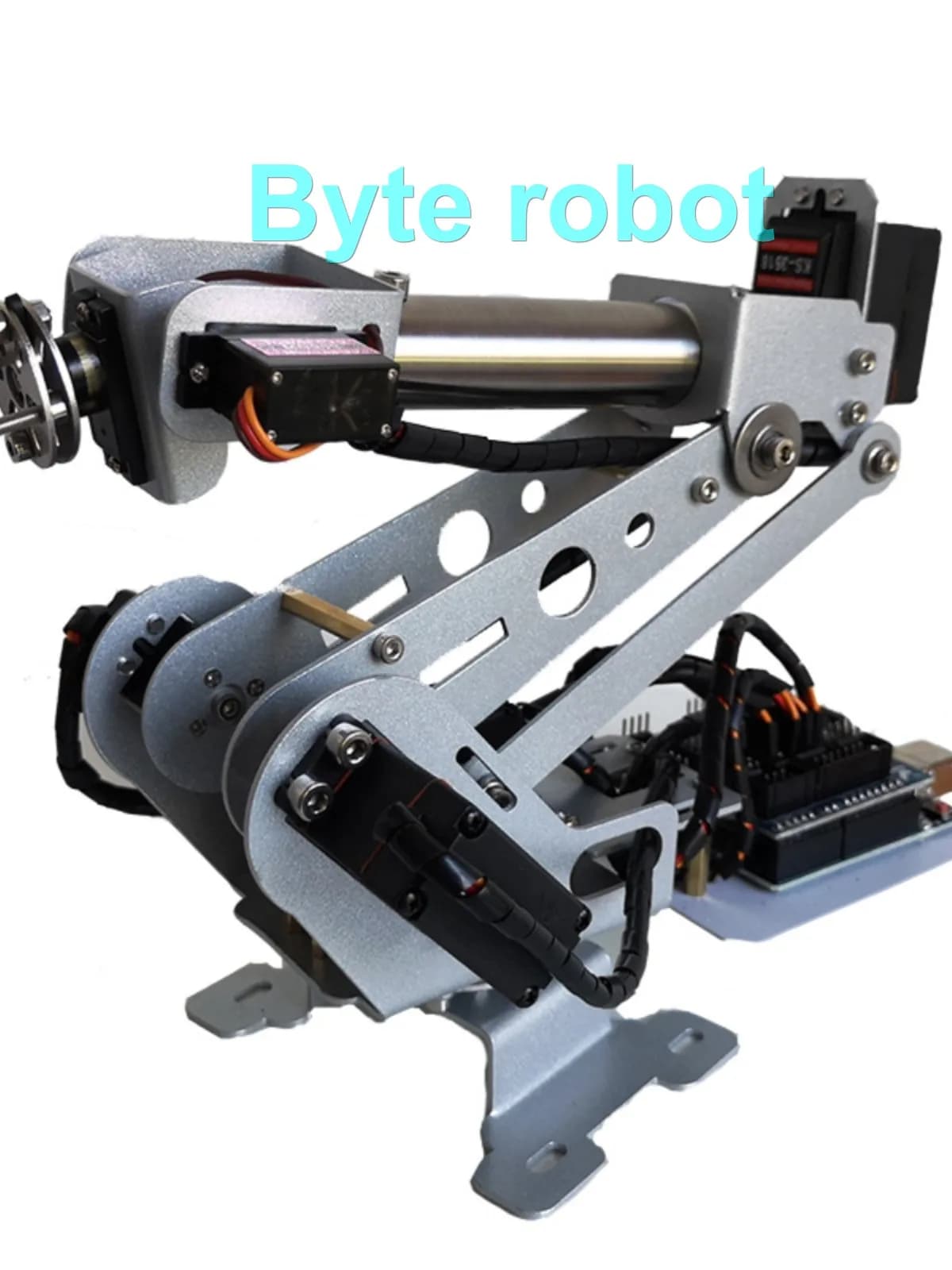 Bras mécanique 6 Dof, support en acier inoxydable, Servo KS3518, bras de Robot non assemblé pour Arduino pour Robot Programmable ESP32, Kit de bricolage