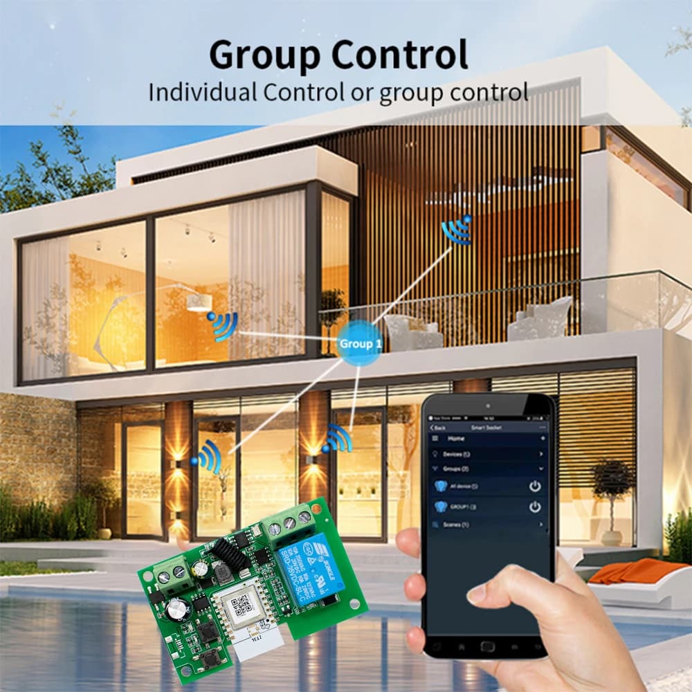 Ouvre-porte de garage intelligent ZIGBEE