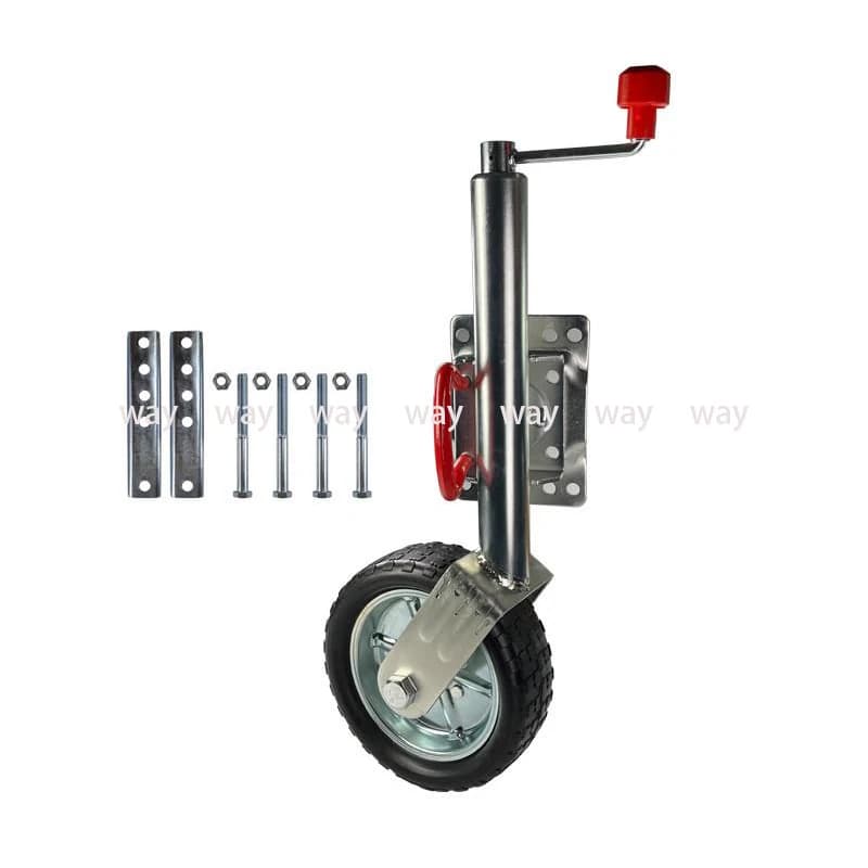 Roue Jockey en Caoutchouc Solide de 10 Pouces