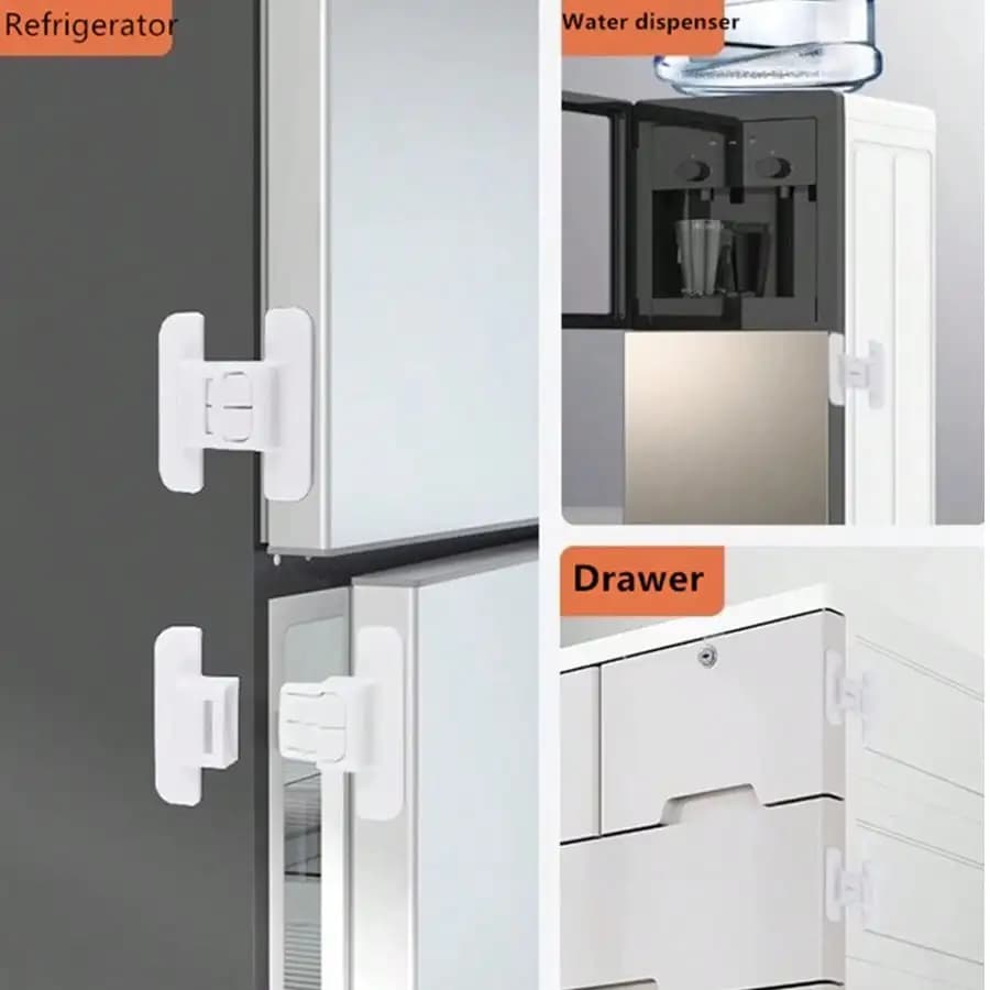 2 mécanismes de verrouillage anti-pincement multi-usages. Conception à double