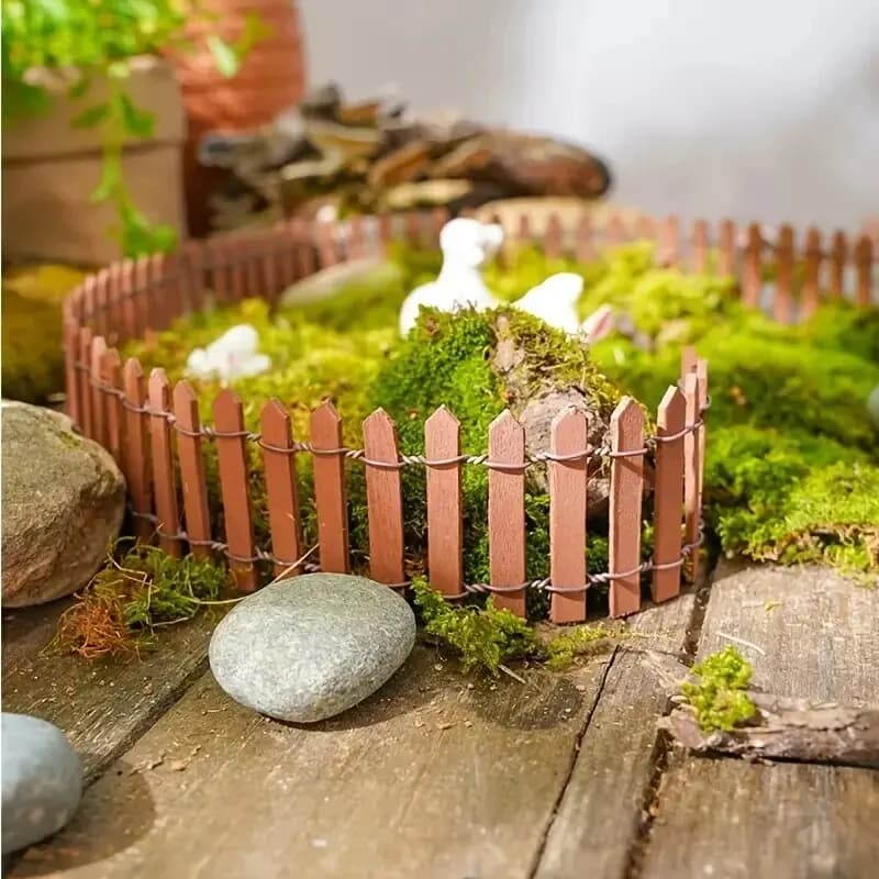 Mini clôture, décoration de jardin et de bonsaï
