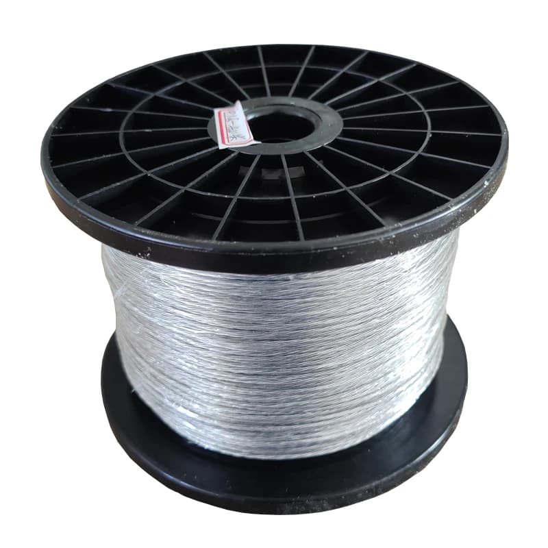 Fil de clôture électrique en alliage d'aluminium et de magnésium de 200 m