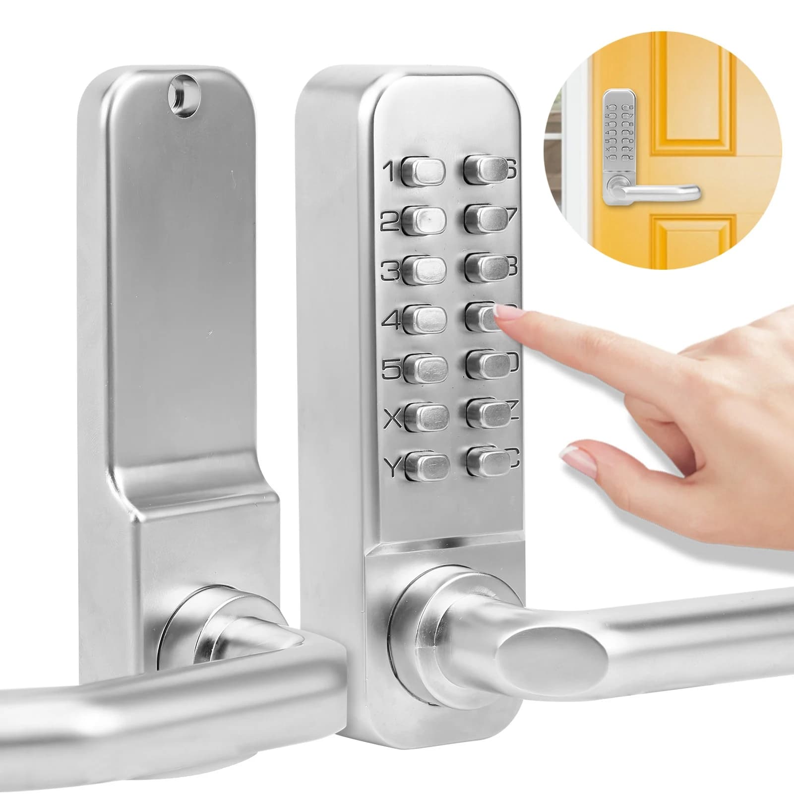 Dispositif de sécurité à domicile avec entrée sans clé