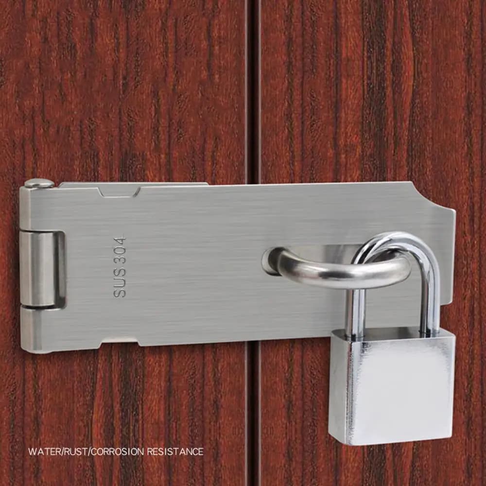 Serrure de porte anti-effraction à angle droit