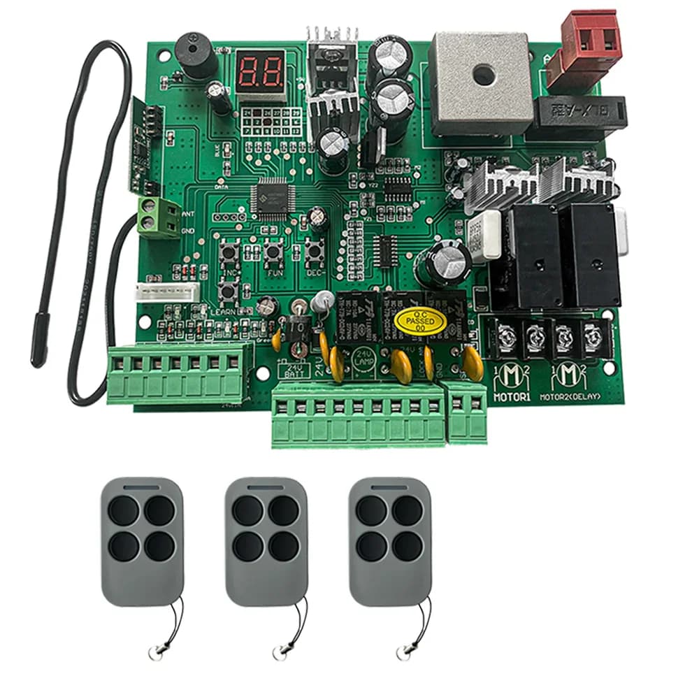 Carte PCB DC 24V pour ouvre-porte battante automatique à Double bras
