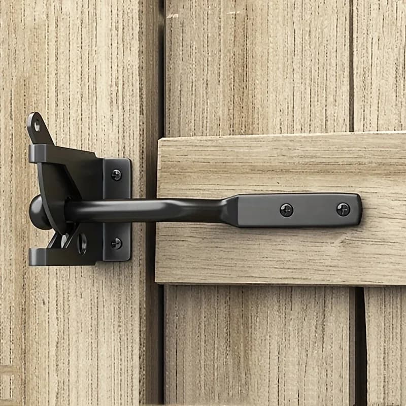 Loquet de porte automatique avec boulon pour clôture de jardin de pâturage