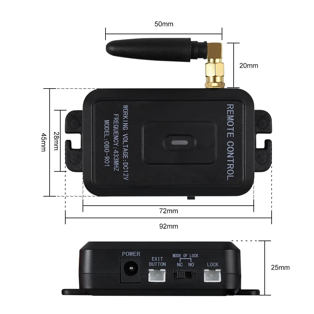 Kit de système de contrôle d'accès de porte WiFi Tuya APP