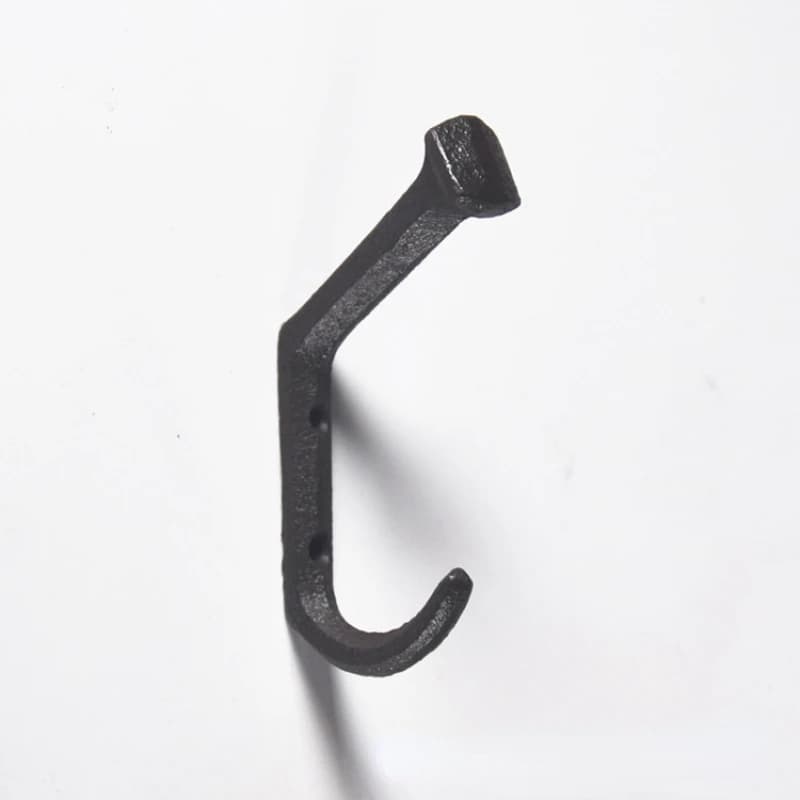 Crochet de porte en fonte et fer forgé