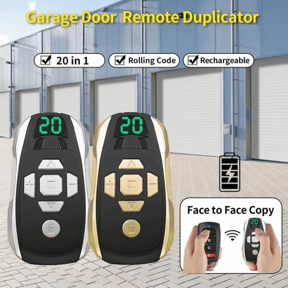 Télécommande de porte de garage 20 canaux