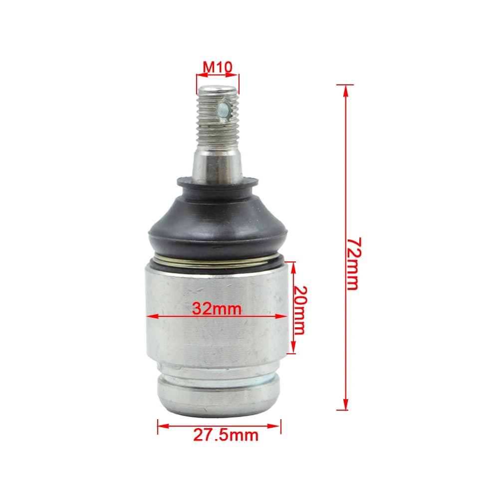 Kit de rotules M10 32x20mm, 2 pièces, pour Kayo ATV 110 125 150 180, bras oscillant, pièces de quad