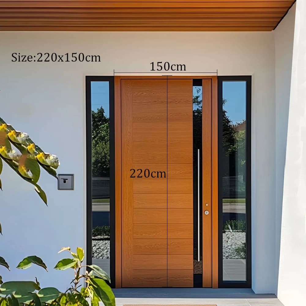 Sixinalu 1.5x2.2M Pivot portes d'entrée porte extérieure