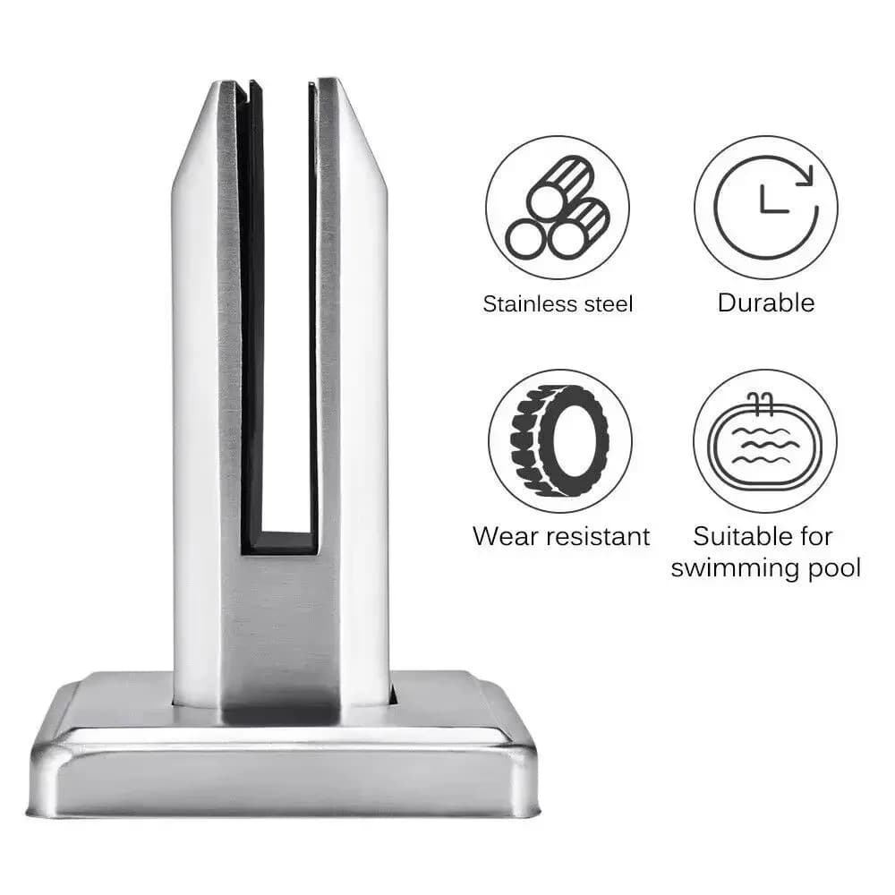 Support multifonctionnel en acier inoxydable pour clôture