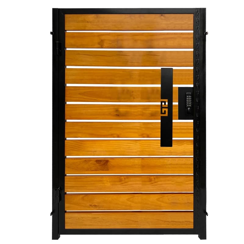 Porte de maison de jardin européenne en acier inoxydable
