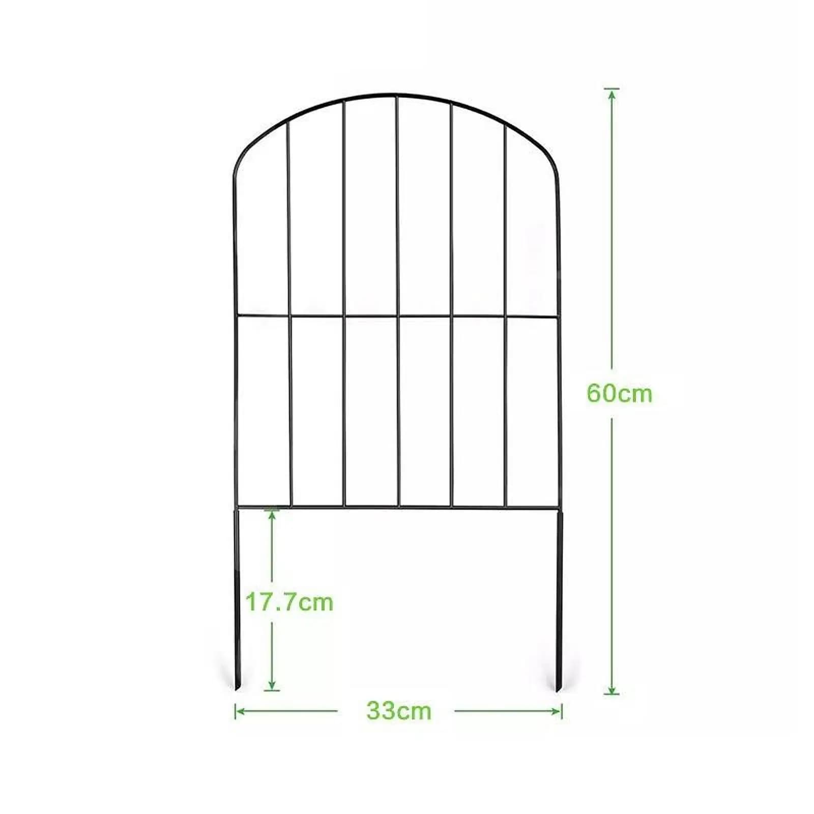 Panneaux de clôture de jardin en fer résistant à l'usure