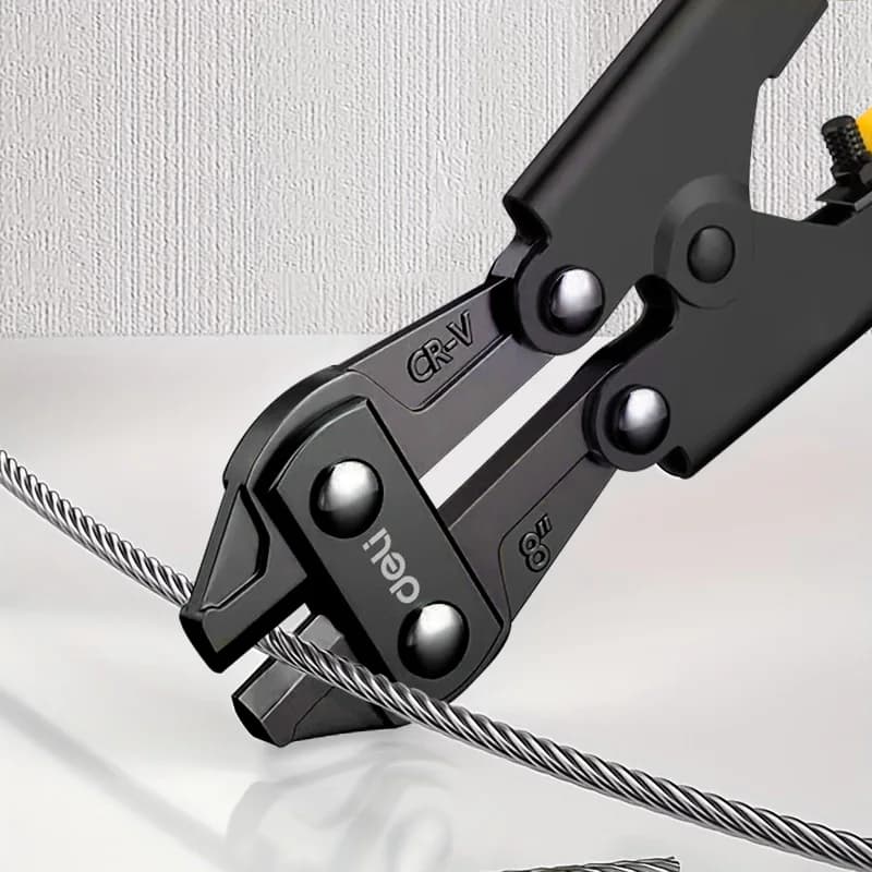 Deli – pince coupante à fil de 8 pouces, 200mm, pour barre d'acier, multifonctionnelle, permettant d'économiser du travail, pour couper le fil