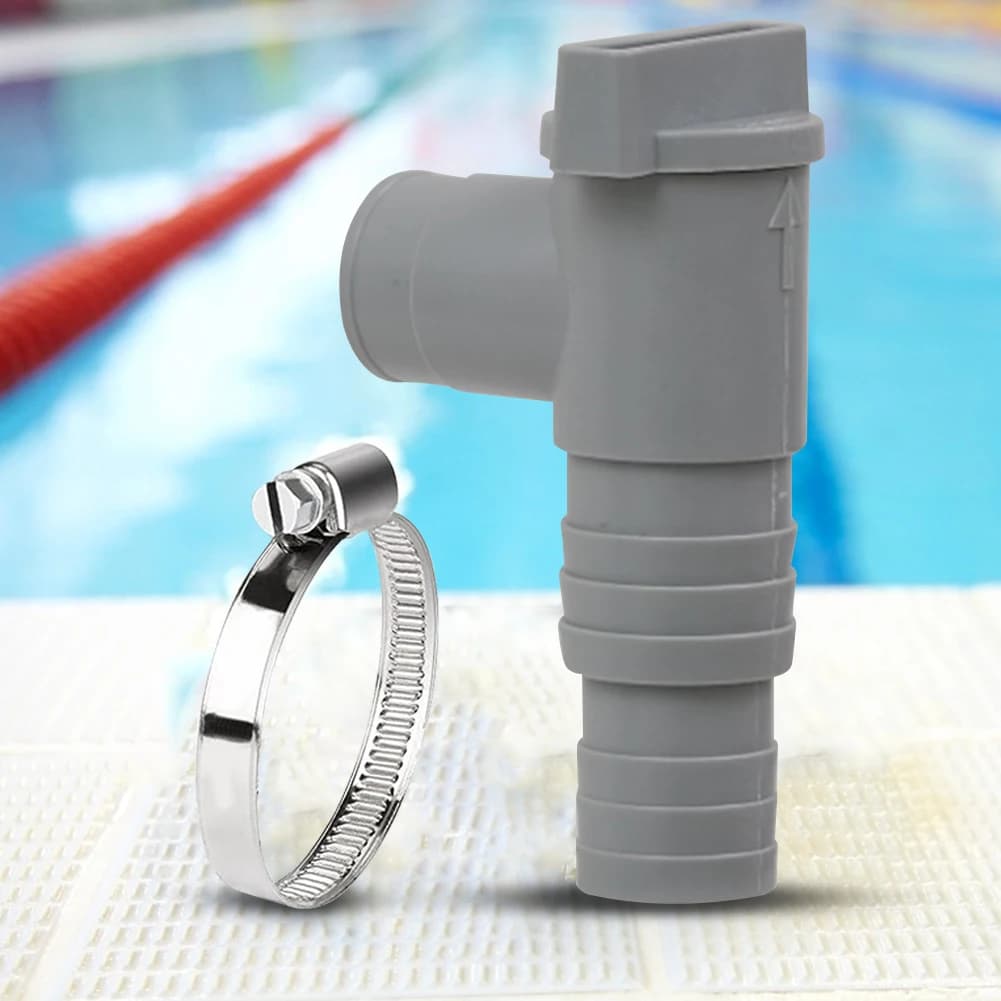 Valve à piston marche/arrêt de piscine en PVC
