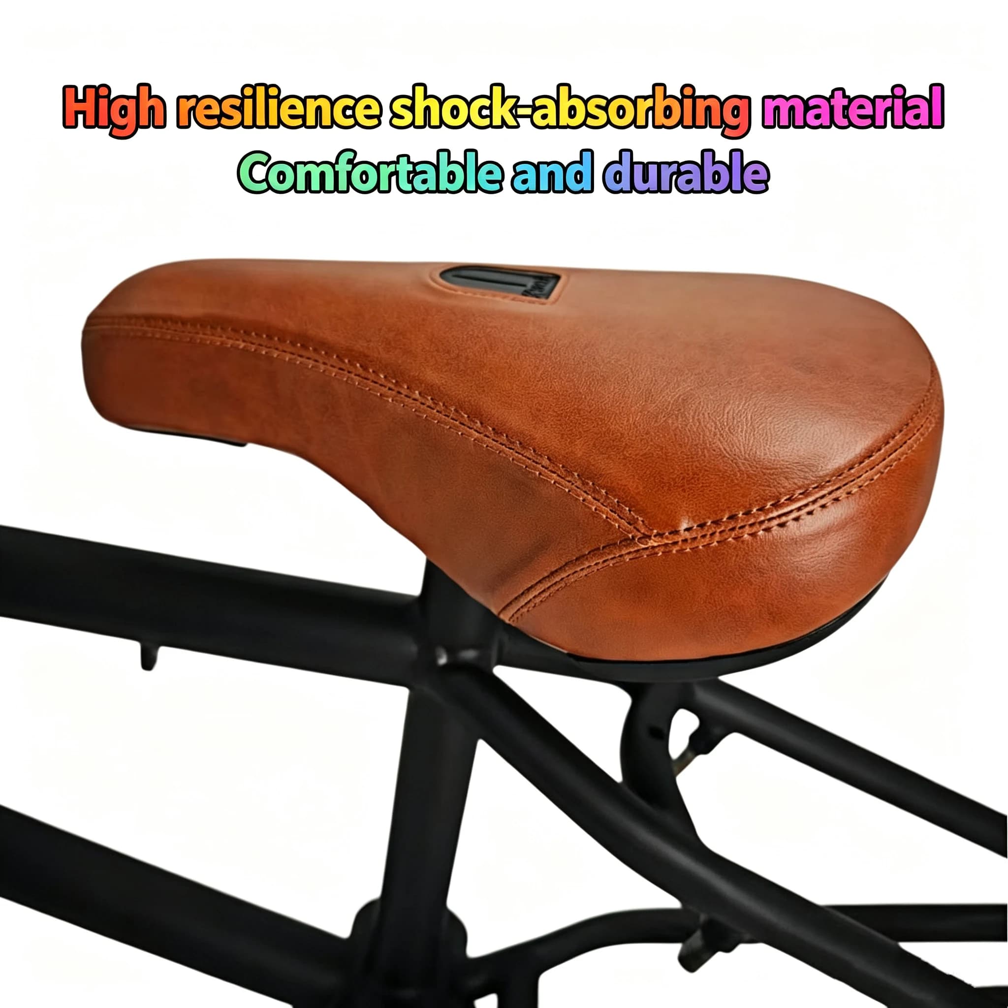 Selles de BMX, selle de vélo BMX, selle de vélo pour saut en terre, selle de vélo pour freestyle, selle de vélo pour cruiser, en cuir PVC, ultralégère, douce et confortable
