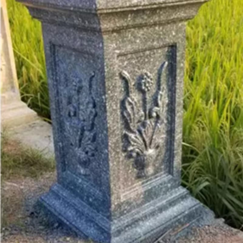 Clôture, colonne carrée