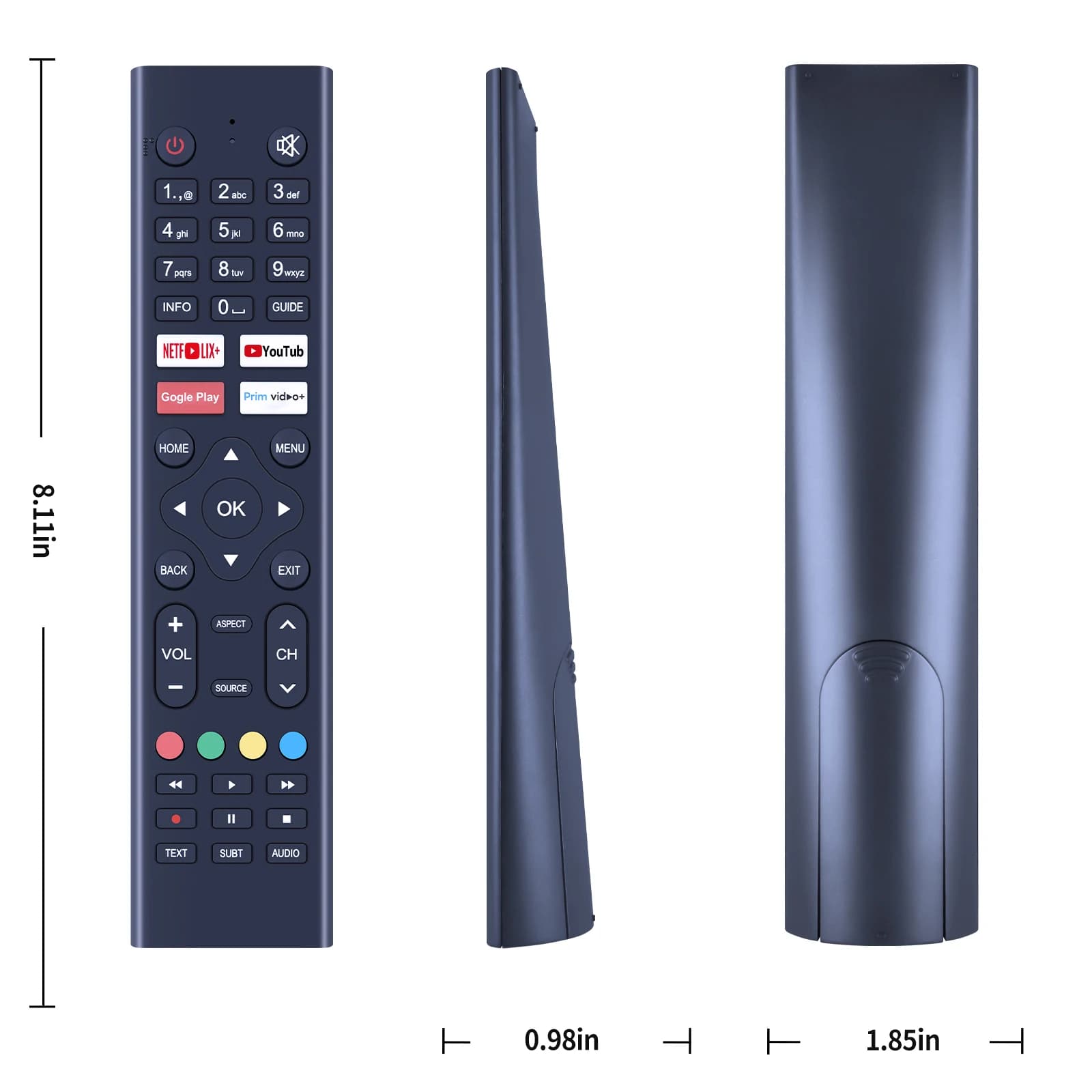 Nouvelle télécommande pour OK.ODL 40760FN-TAB.ODL 24760HN-TAB.ODL 32771HN-TAB.ODL 40761FN-TAB SMART TV