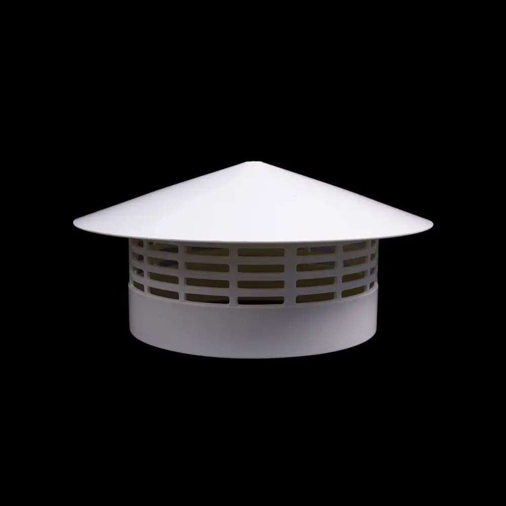 Capot de ventilation durable 75-200 mm pour mur extérieur