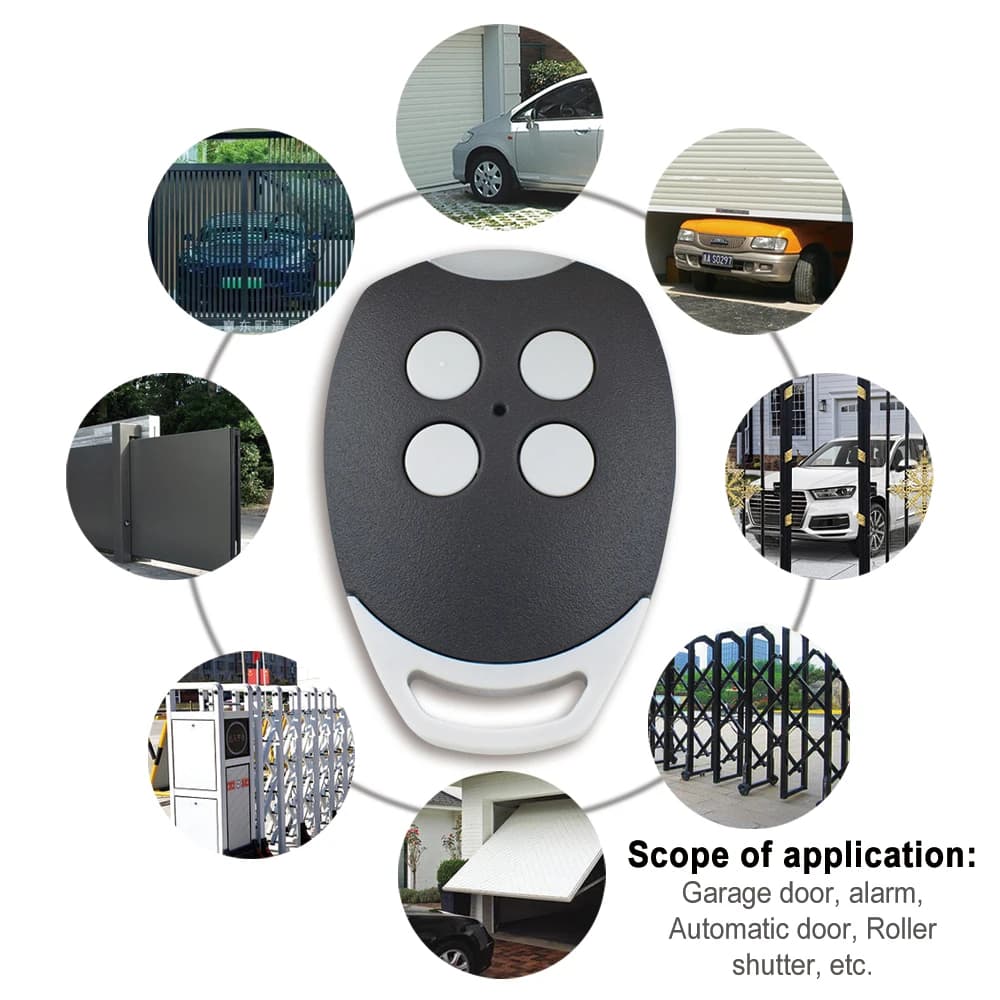 DITEC GOL4 BIXLG4 BIXLP2 BIXLS2 Entrematic ZEN2 ZEN4 ZEN2W ZEN4W Télécommande pour porte de garage 433.92MHz Rolling code gate opener fob