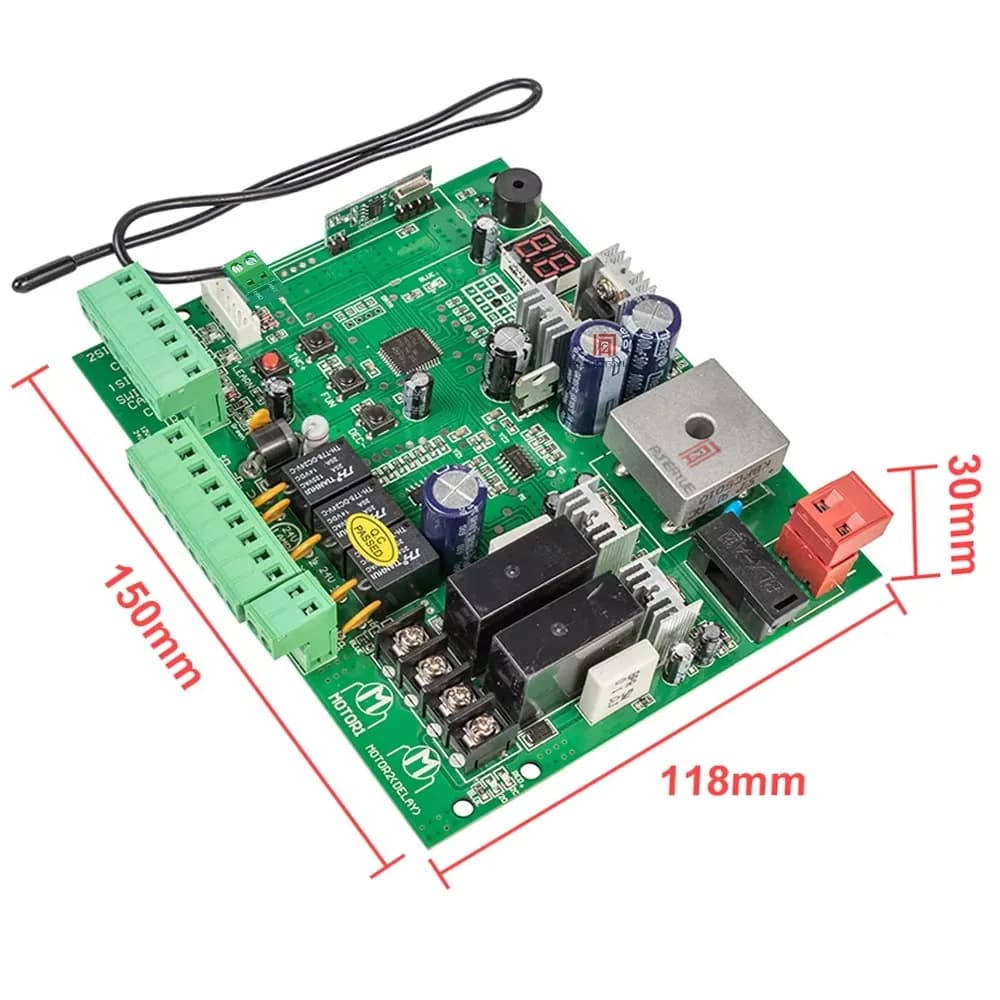 Carte PCB DC 24V pour ouvre-porte battante automatique à Double bras