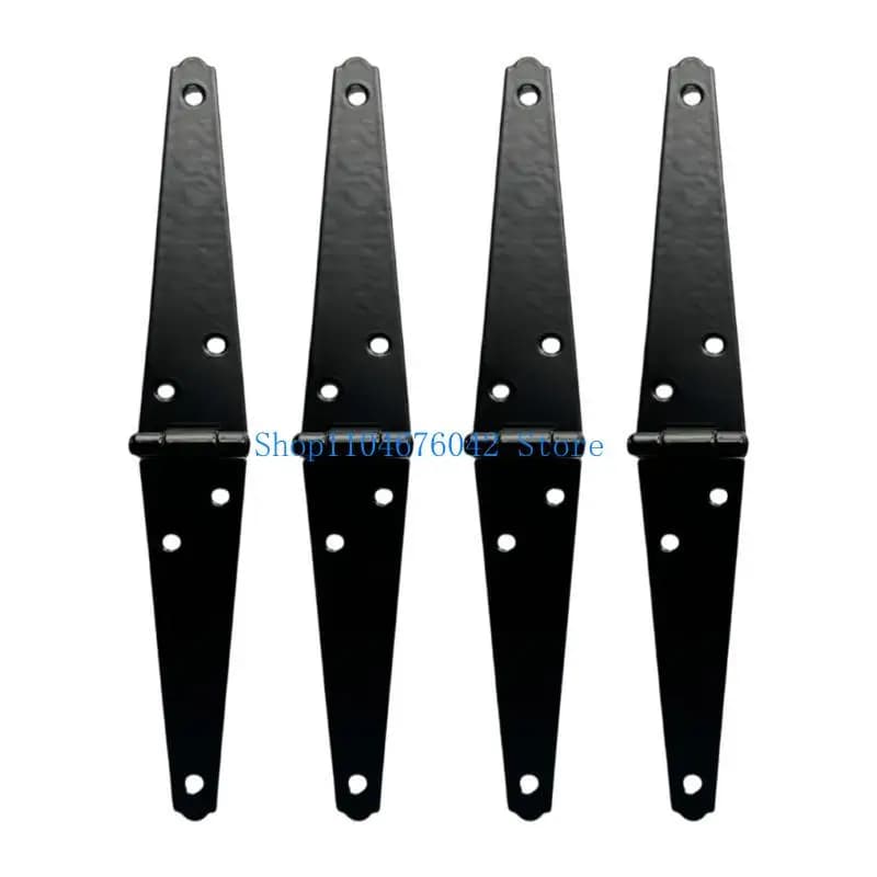 Charnières robustes noires pour portes de hangar
